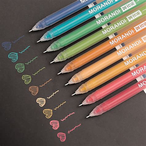 morandi color gel pens